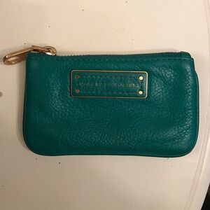 Marc By Marc Jacobs Teal Key & Card Holder